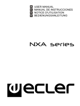 Ecler NXA series Manuel utilisateur