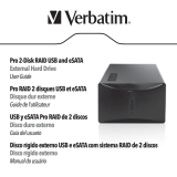 Verbatim 2-Disk RAID USB and eSATA External Hard Drive Mode d'emploi