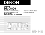 Denon DN-X800 Mode d'emploi