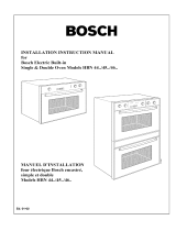 Bosch HBN455AUC Guide d'installation