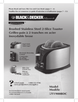 Black and Decker Appliances Distinctions T1900BDC Manuel utilisateur