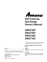 Amana ARG7202 Le manuel du propriétaire