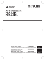Mitsubishi Electric PKA-A.HAL Guide d'installation