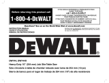 DeWalt DW744XRSCDN Manuel utilisateur