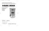 Black and Decker Appliances Cup-At-A-Time DCM7 Series Manuel utilisateur