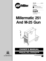 Miller MATIC 251 AND M-25 GUN Le manuel du propriétaire