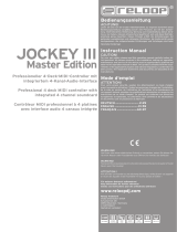 Reloop Jockey III Master edition Manuel utilisateur