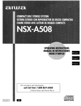 Aiwa NSX-A508 Le manuel du propriétaire