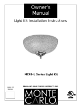 Monte Carlo Fan Company MC49-L series Le manuel du propriétaire