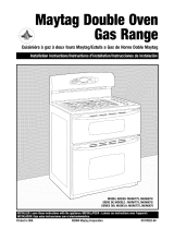 Maytag MGR6751BDB - 30" Gas Double Oven Range Guide d'installation