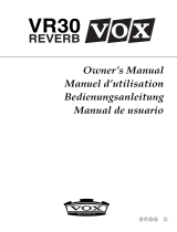 Vox VR30 Le manuel du propriétaire