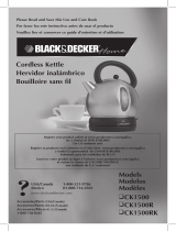 Black and Decker Appliances CK1500 Manuel utilisateur