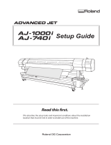 Roland AJ-1000 Guide d'installation