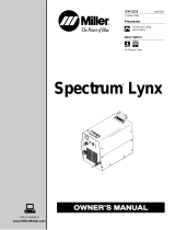 Miller Spectrum Lynx Manuel utilisateur
