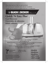 Black & Decker Quick'N Easy Plus FP1450C Manuel utilisateur