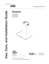Zephyr Venezia ZVE-E36BS Guide d'installation