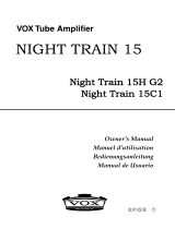 Vox NIGHT TRAIN EFGSJ1 Manuel utilisateur