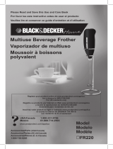 Black and Decker Appliances FR220 Manuel utilisateur