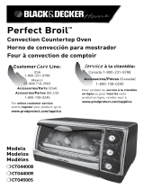 Black and Decker Appliances Perfect Broil CTO4400R Manuel utilisateur