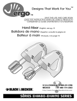 Black & Decker EHM80 Manuel utilisateur