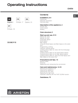 Ariston OS 99D P IX Mode d'emploi