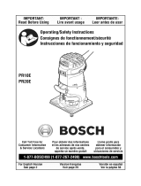 Bosch PR10E Le manuel du propriétaire