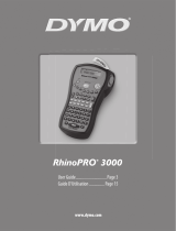 Dymo Rhino Pro 3000 Mode d'emploi