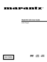 Marantz DV-12S1 Manuel utilisateur