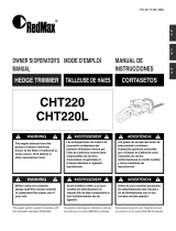 RedMax CHT220 Manuel utilisateur