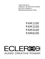 Ecler PAM300 Manuel utilisateur