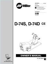 Miller Electric D-74S CE Le manuel du propriétaire