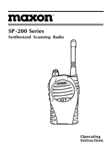 Maxon Telecom Synthesized Scanning Radio Manuel utilisateur