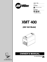 Miller Electric XMT 400 (400 VOLT MODEL) Le manuel du propriétaire
