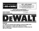 DeWalt DWS780 TYPE 20 Le manuel du propriétaire