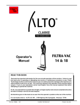 Alto Filtra-Vac 18 Manuel utilisateur