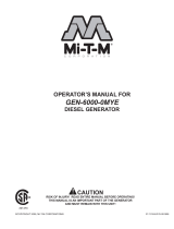 Mi-T-M Corporation GEN-2500-0MS0 Manuel utilisateur