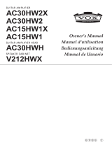 Vox AC30HW2 Le manuel du propriétaire