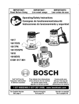 Bosch 1618EVS Le manuel du propriétaire