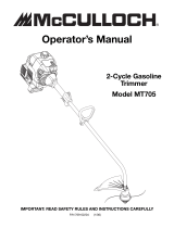 McCulloch MT705 Manuel utilisateur