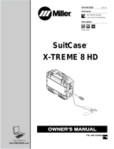 Miller Electric SuitCase X-TREME 8 HD Le manuel du propriétaire