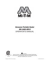 Mi-T-M Kerosene Portable Heaters Manuel utilisateur