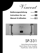 VINCENT SP331 Le manuel du propriétaire