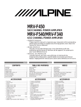 Alpine MRP-F450 Manuel utilisateur