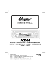 Audiovox Rampage ACD-24 Le manuel du propriétaire