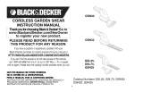 Black & Decker GSN35 Le manuel du propriétaire