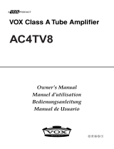 Vox AC4TV8 Le manuel du propriétaire
