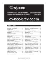 Zojirushi CV-DCC40/50 Le manuel du propriétaire