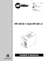 Miller Electric HF-251-2 Le manuel du propriétaire
