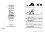 McCulloch Mac20X Le manuel du propriétaire