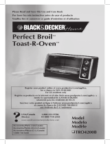 Black & Decker Perfect Broil Toast-R-Oven TRO4200B Manuel utilisateur